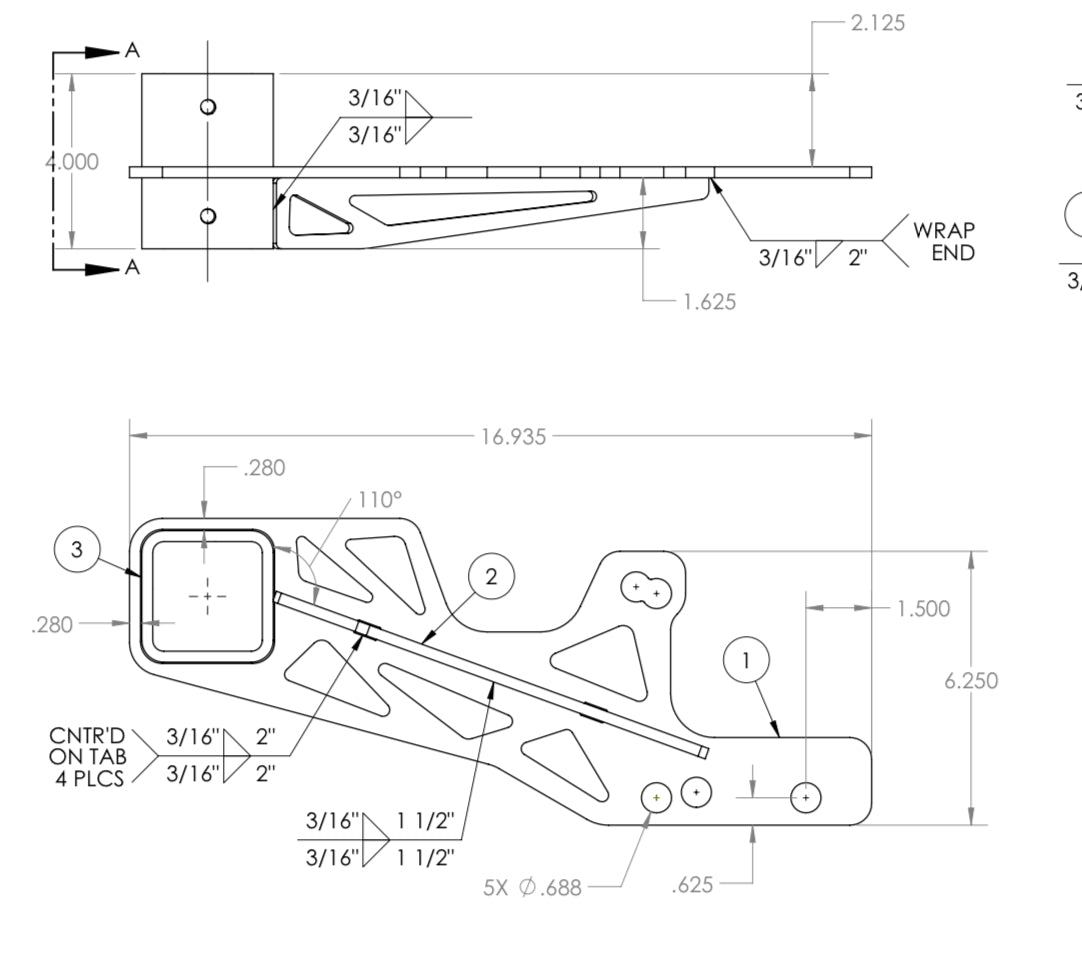 SGX - RM100 RAM MOUNTING BRACKET 03-CURRENT MODELS